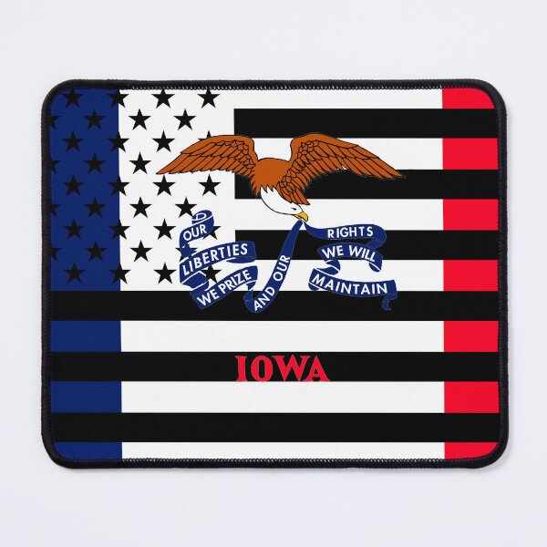 Item preview, Iowa State Flag Graphic USA Styling designed and sold by Garaga.
