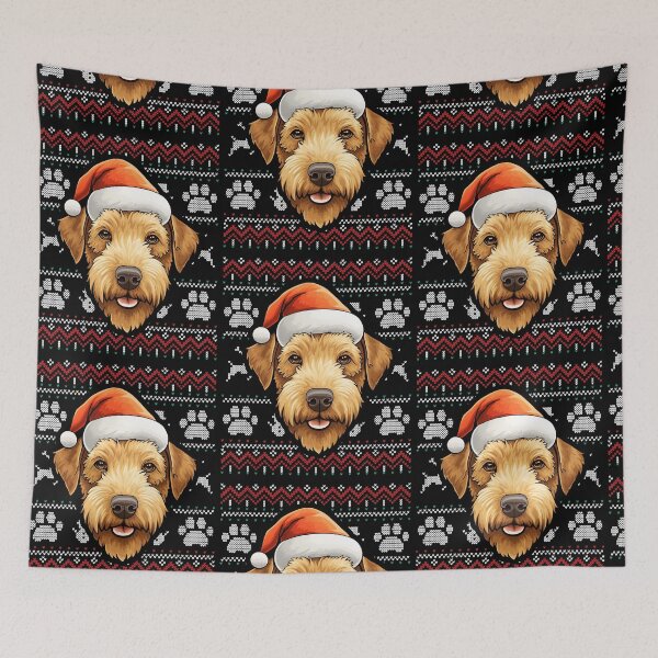 Item preview, Lakeland Terrier Ugly Sweater Christmas designed and sold by rafaeltto.