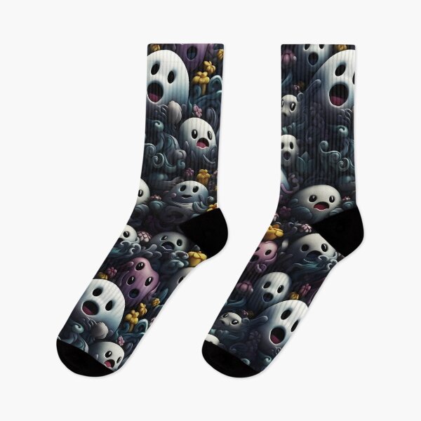 Item preview, Spooky Ghosts 3D Shocked Flower Theme Pattern Gift designed and sold by Urban  Charms.