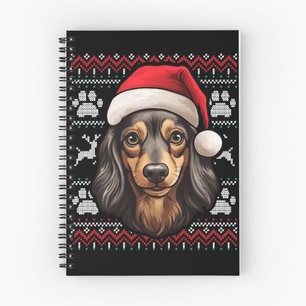 Item preview, Long Haired Dachshund Ugly Sweater Christmas designed and sold by rafaeltto.