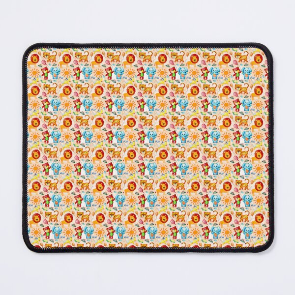 Item preview, Seamless Pattern Cute Zoo Animals designed and sold by gleefulme.