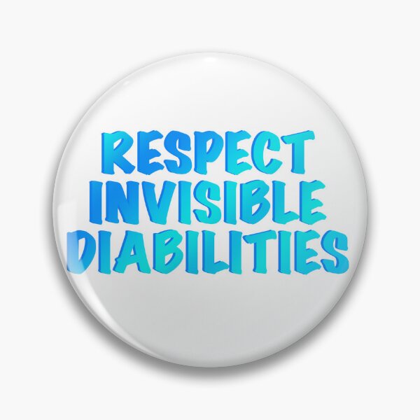 Item preview, Respect invisible disabilities - blue designed and sold by Arkeniryn.