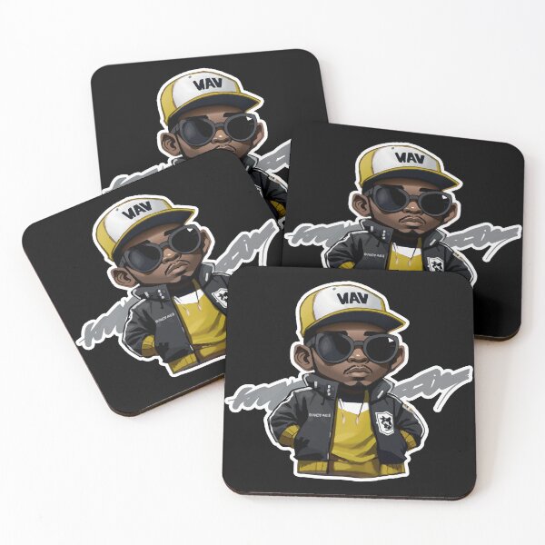 Item preview, Little Hip Hop Head with Stroke (Yellow) designed and sold by execc.