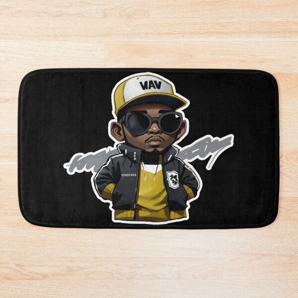 Item preview, Little Hip Hop Head with Stroke (Yellow) designed and sold by execc.