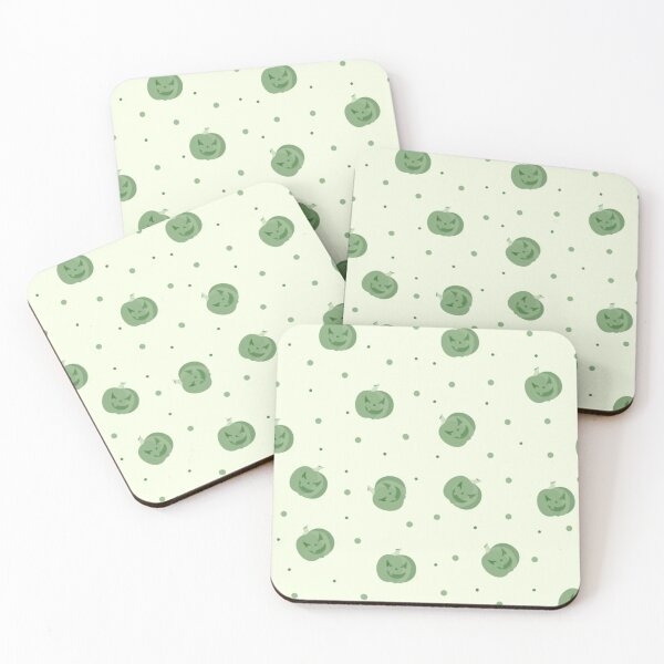 Item preview, Green Pumpkin Pattern designed and sold by vanverdure.