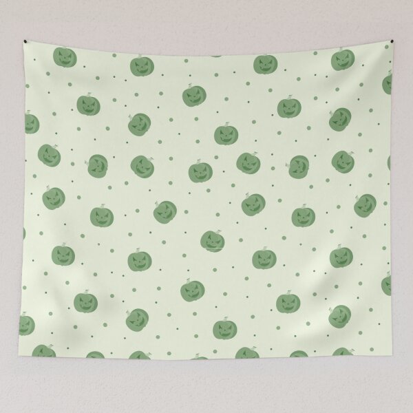 Item preview, Green Pumpkin Pattern designed and sold by vanverdure.