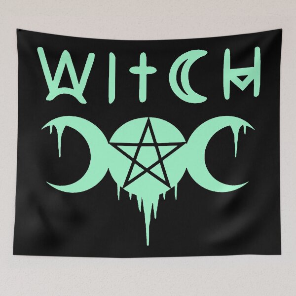 Item preview, WICCA, WITCHY, WITCHCRAFT,  THE TRIPLE MOON designed and sold by ShirtWreck.