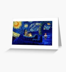 Melee Starry Night Greeting Card