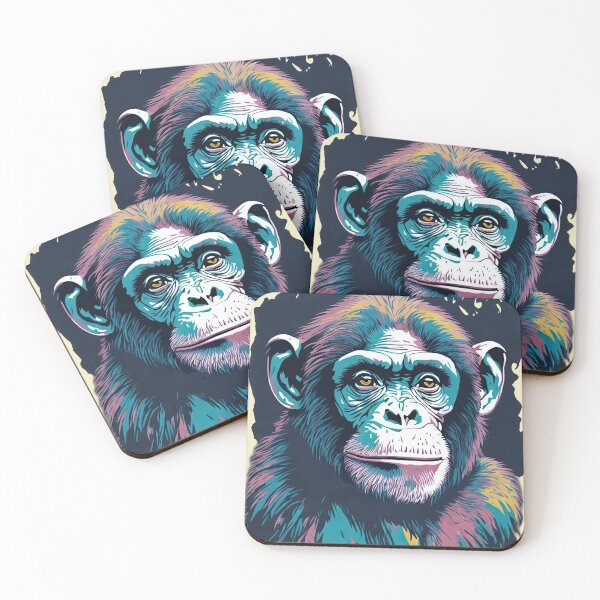 Item preview, chimp designed and sold by Javier Narváez Solarte.