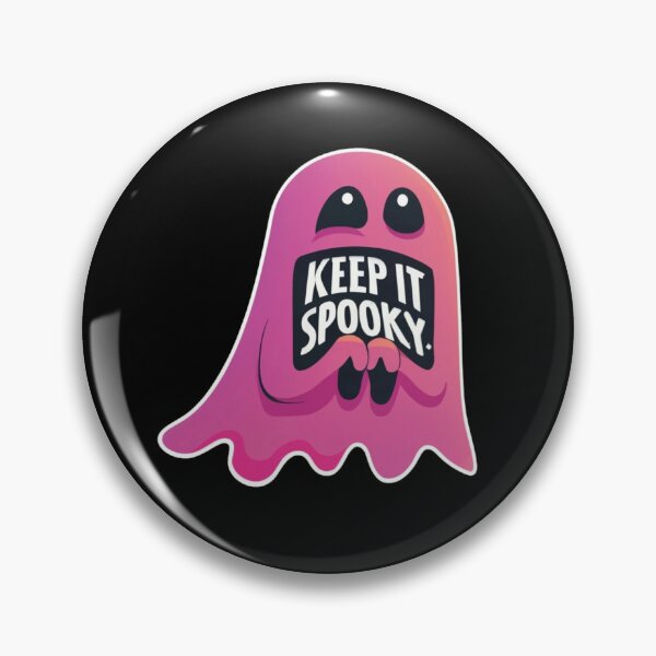 Item preview, Keep it spooky with pink ghost designed and sold by MikeKart.