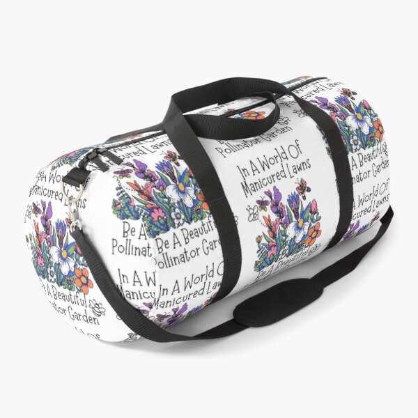 Item preview, In A World Of Manicured Lawns Be A Pollinator Garden Black Text Design designed and sold by EarthArtDesigns.