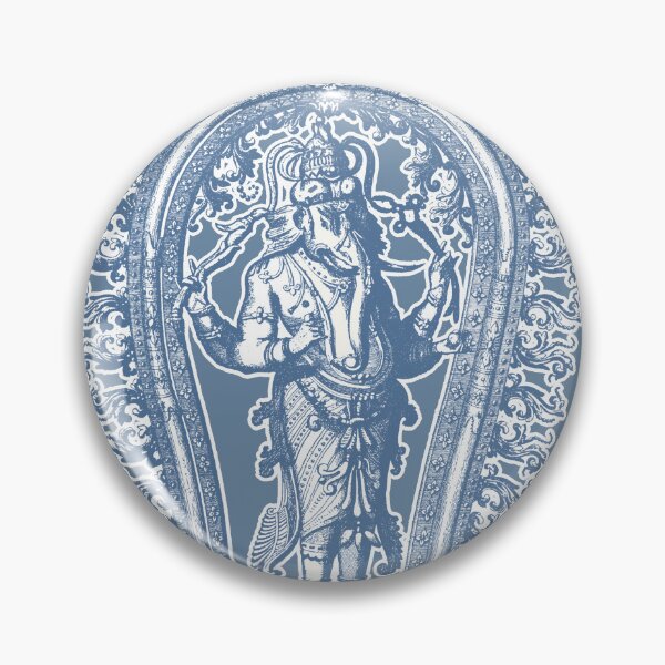 Item preview, Ganesa, the elephant headed Hindu divinity - Blue version designed and sold by MINDTHECHERRY.