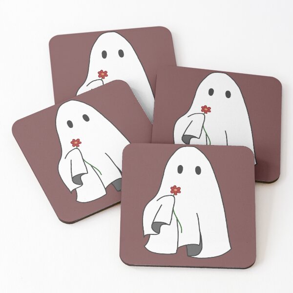 Item preview, Ghost Holding Flower designed and sold by EmoBread.