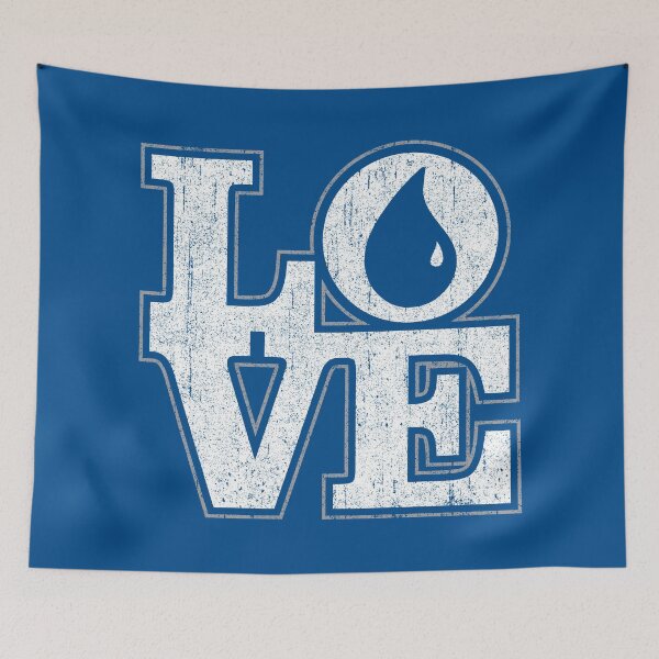 Item preview, Love Playing Blue designed and sold by huckblade.