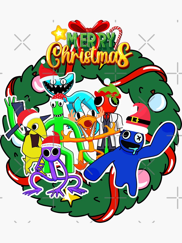 Christmas Rainbow Friends Chapter Two  Art Board Print for Sale by  TheBullishRhino