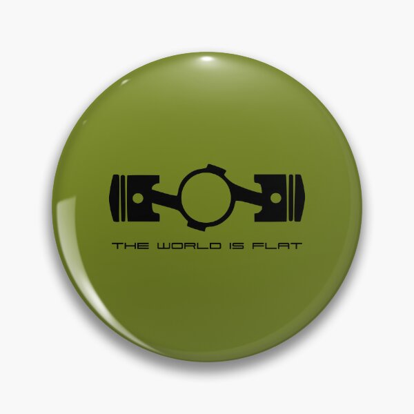 Item preview, The World is Flat designed and sold by Throttle & Threads.