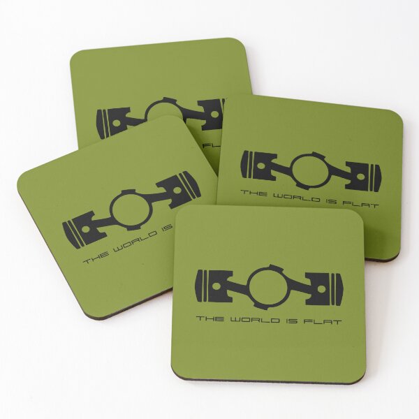 Item preview, The World is Flat designed and sold by Throttle & Threads.