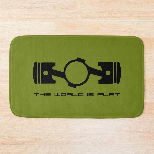 Item preview, The World is Flat designed and sold by Throttle & Threads.