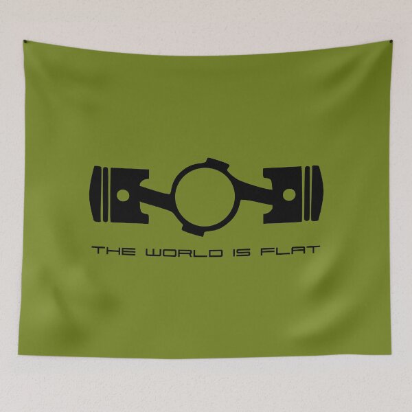 Item preview, The World is Flat designed and sold by Throttle & Threads.