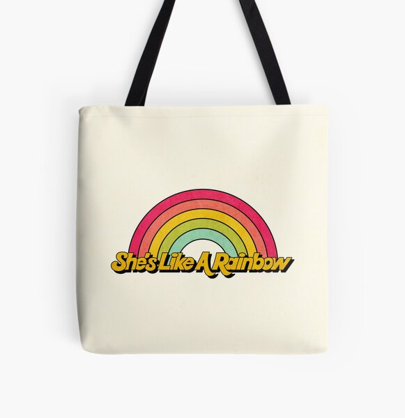 She's Like A Rainbow All Over Print Tote Bag