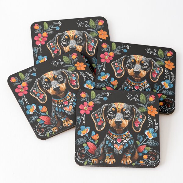Item preview, Dog in flowers designed and sold by MediarttFV.