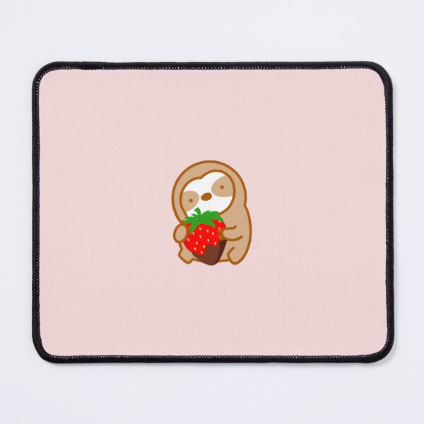Item preview, Cute Chocolate Strawberry Sloth designed and sold by theslothinme.