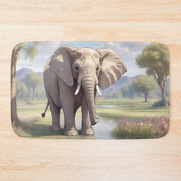 Item preview, Majestic Elephant in Scenic Splendor designed and sold by Neranchara.