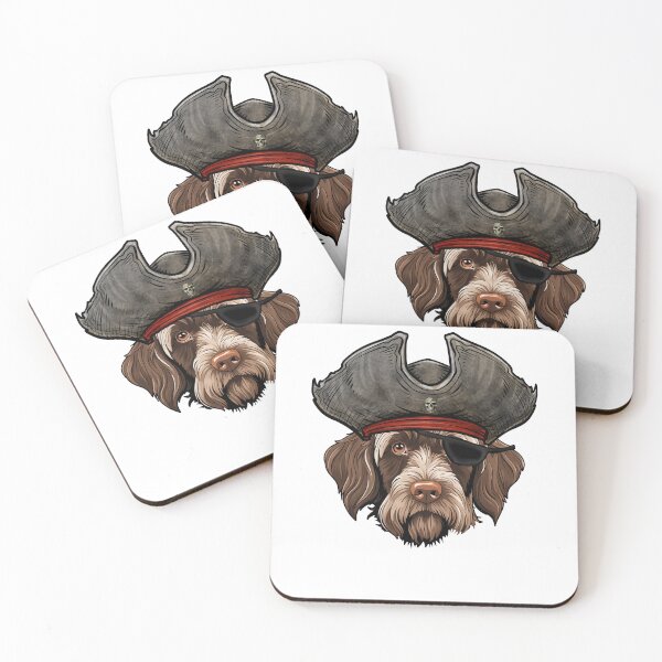 Item preview, Funny Pirate Wirehaired Pointing Griffon Dog designed and sold by whyitsme.