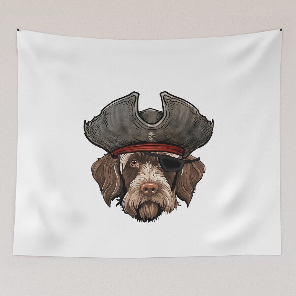 Item preview, Funny Pirate Wirehaired Pointing Griffon Dog designed and sold by whyitsme.