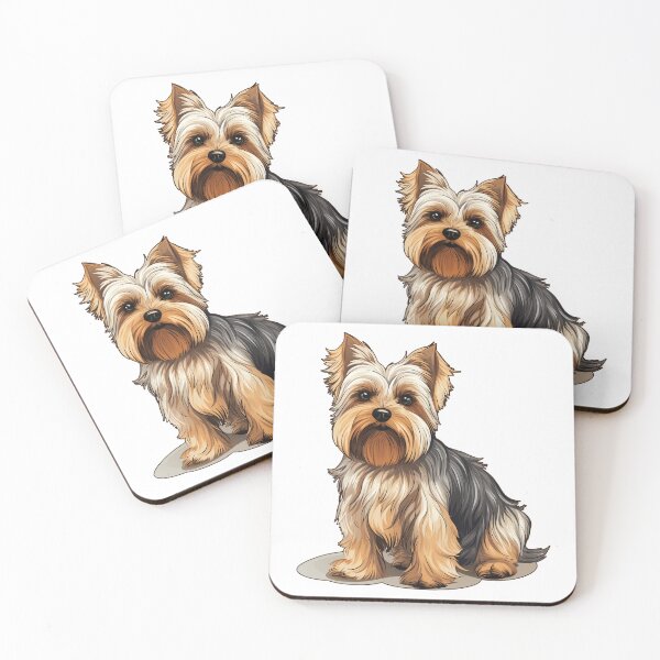 Item preview, Biewer Terrier Dog Illustration designed and sold by whyitsme.