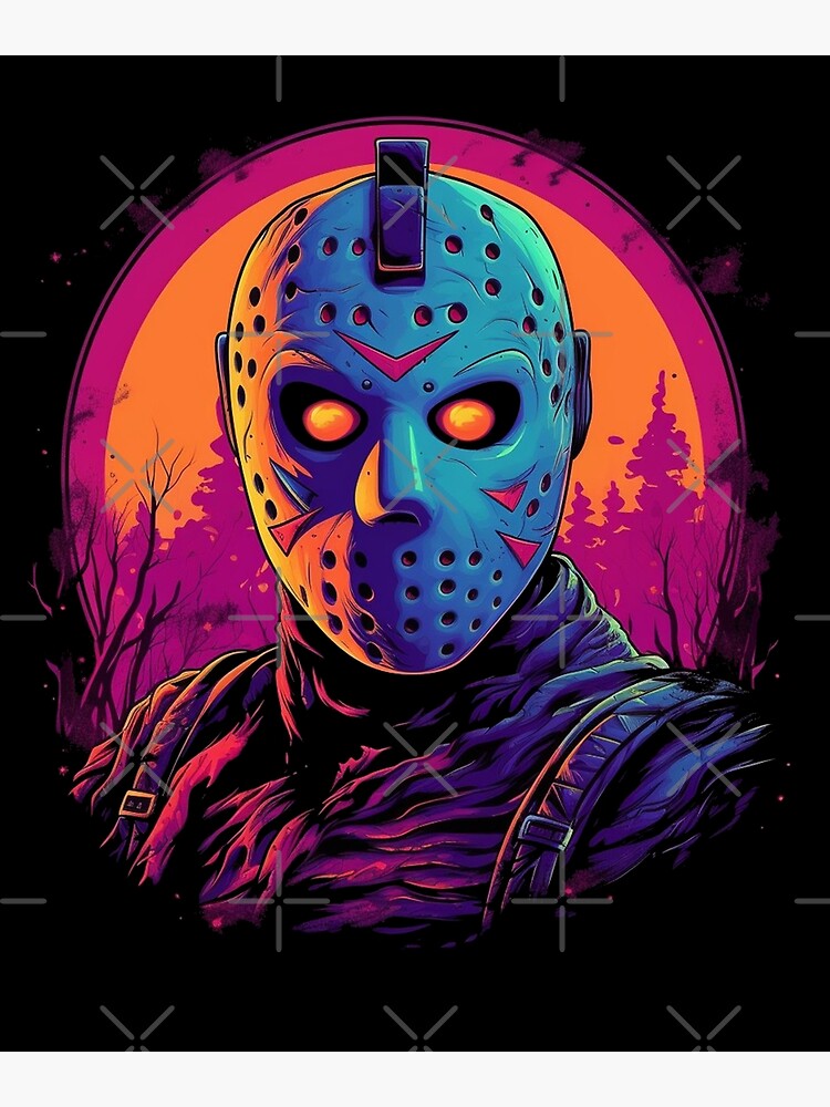 Friday the 13th Jason Vorhees plastic mask 