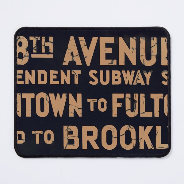 Item preview, Vintage Brooklyn Subway Sign designed and sold by Sasha Art Gallery.