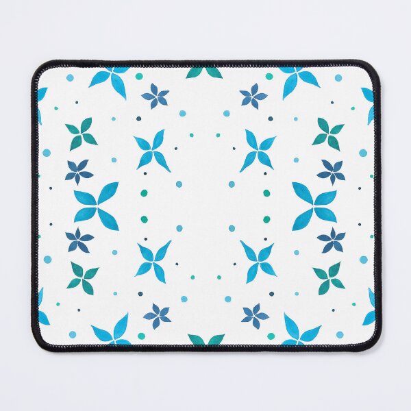 Item preview, Blue Green Florals 1 designed and sold by Rebecca Westlund Artist.