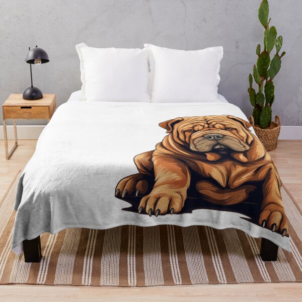 Item preview, Chinese Shar Pei Dog Illustration designed and sold by whyitsme.