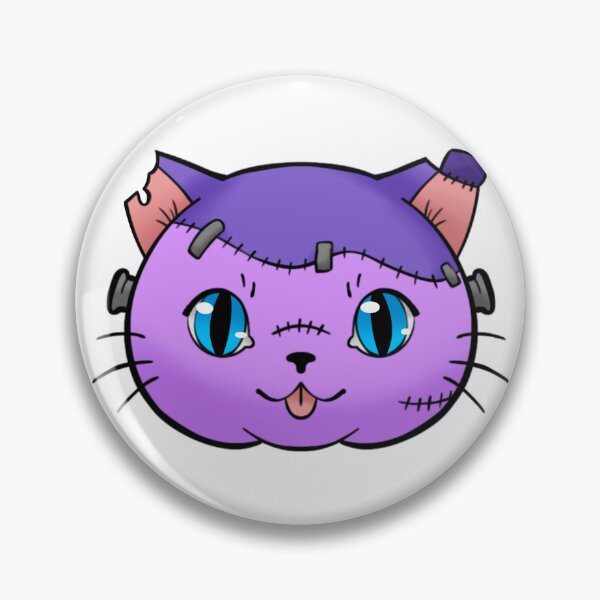 Aperçu de l'œuvre Chat d'Halloween Frankenstein créée et vendue par ThatsKeanke.