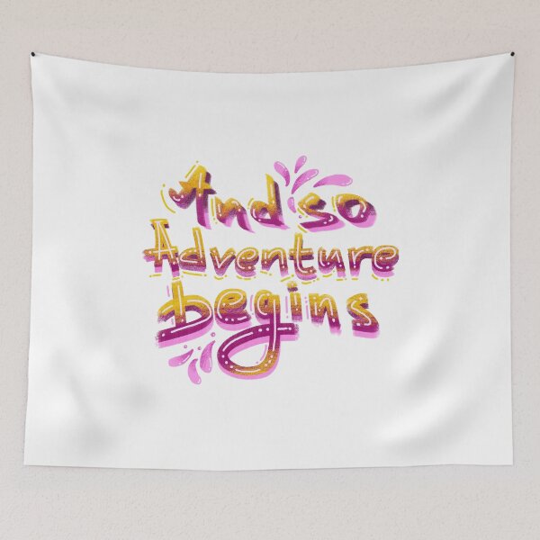 Item preview, And so adventure begins designed and sold by pinkyfish1010.