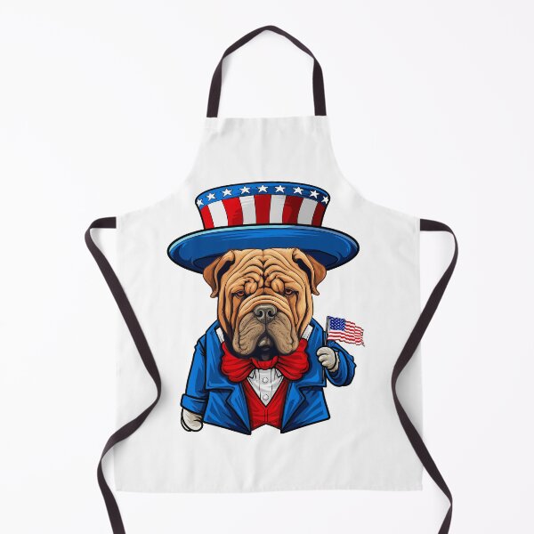 Item preview, Funny 4th of July Shar-Pei Dog Sharpei designed and sold by whyitsme.