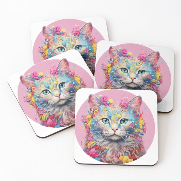 Item preview, "Feline Adorable and Exclusive Cat Faces" designed and sold by BellaFShop.