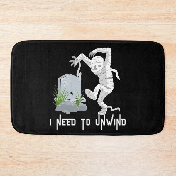 Item preview, I Need To Unwind Funny Zombie Mummy Tombstone Halloween designed and sold by Got2BSnazzy.