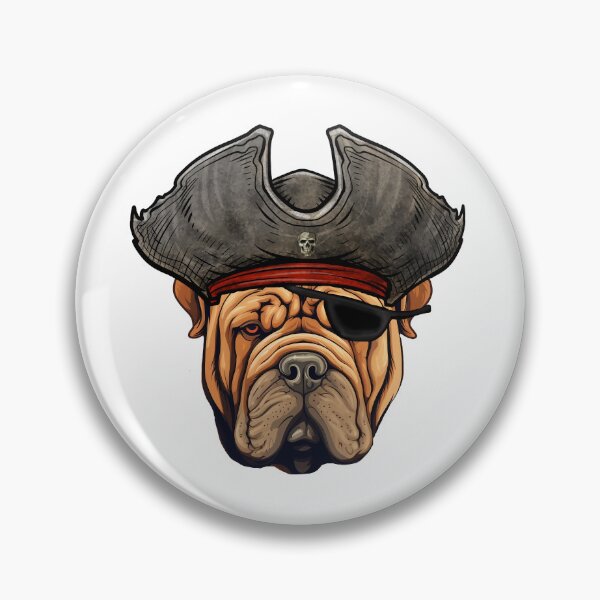 Item preview, Funny Pirate Shar-Pei Dog Sharpei designed and sold by whyitsme.