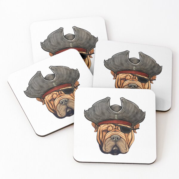 Item preview, Funny Pirate Shar-Pei Dog Sharpei designed and sold by whyitsme.