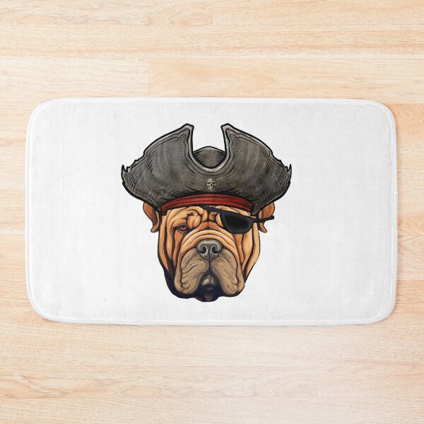 Item preview, Funny Pirate Shar-Pei Dog Sharpei designed and sold by whyitsme.