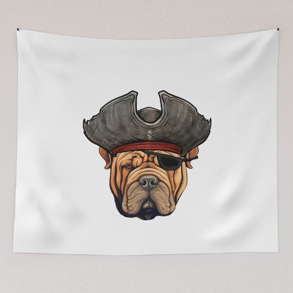 Item preview, Funny Pirate Shar-Pei Dog Sharpei designed and sold by whyitsme.