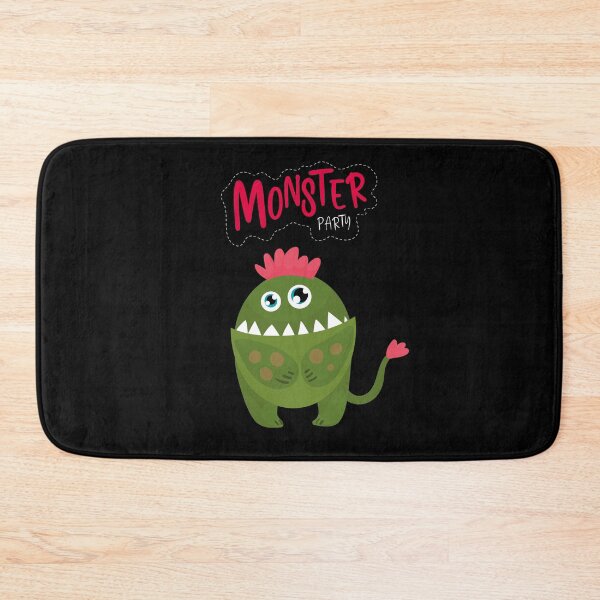 Item preview, Happy monster in black designed and sold by Aleph-Mga.