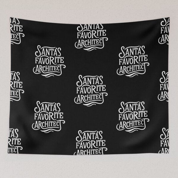 Item preview, Santa's Favorite Architect - funny Christmas gift designed and sold by randomorder.