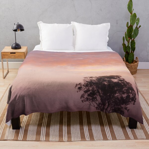 Item preview, /// Bubble gum mornings /// Landscape photography of early morning tree in the fog at sunrise, NSW Australia. designed and sold by Est-Image-Co.