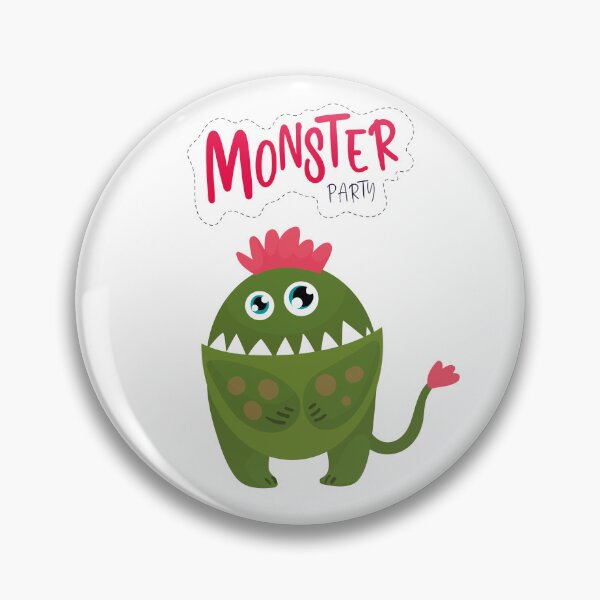 Item preview, Happy monster in white designed and sold by Aleph-Mga.