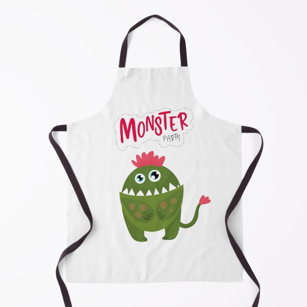 Item preview, Happy monster in white designed and sold by Aleph-Mga.