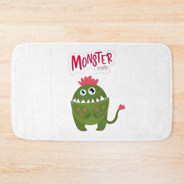 Item preview, Happy monster in white designed and sold by Aleph-Mga.