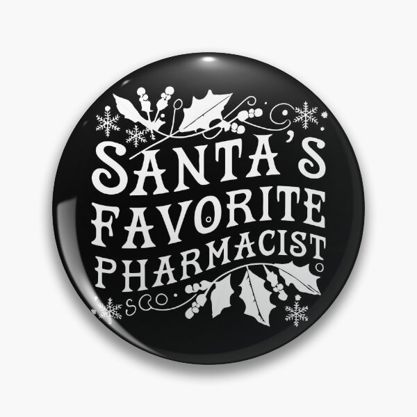 Item preview, Humorous Christmas Gift: Santa's Favorite Pharmacist designed and sold by randomorder.